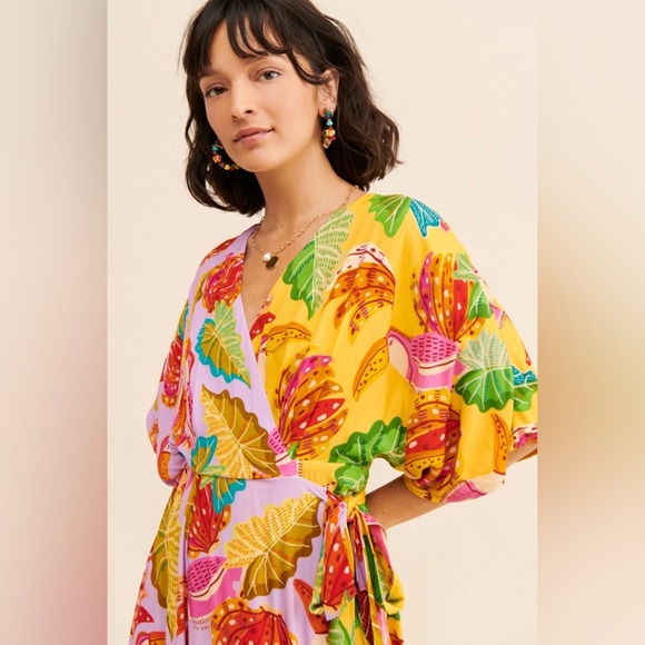 Beaks & Bananas Maxi Dress Farm Rio - Picture 4 of 12